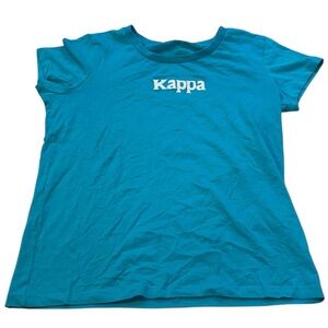 Kappa | Logo Tape Cabal T-shirt in Teal Size M Medium